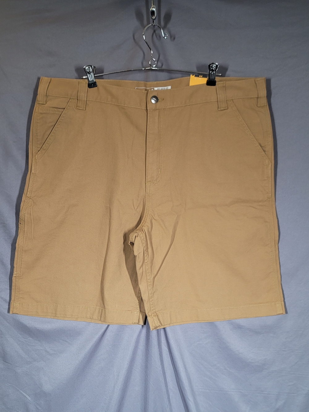 NWT Carhartt Relaxed Fit Canvas Work Shorts Men's Size 42 Brown Utility Carpente